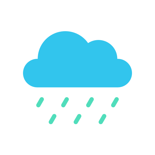 Rain showers: Slight intensity