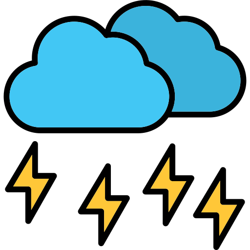 Thunderstorm: Slight intensity