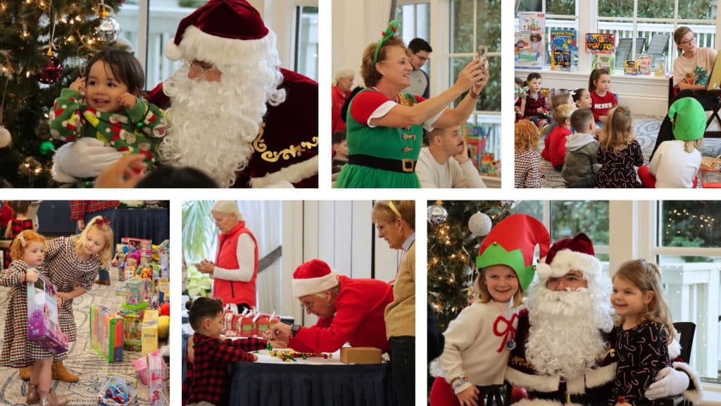 Cookies With Santa Collage