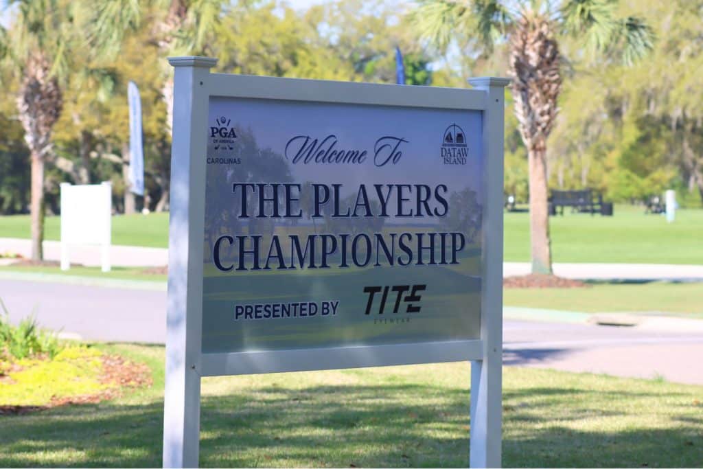 CPGA Tournament Sign