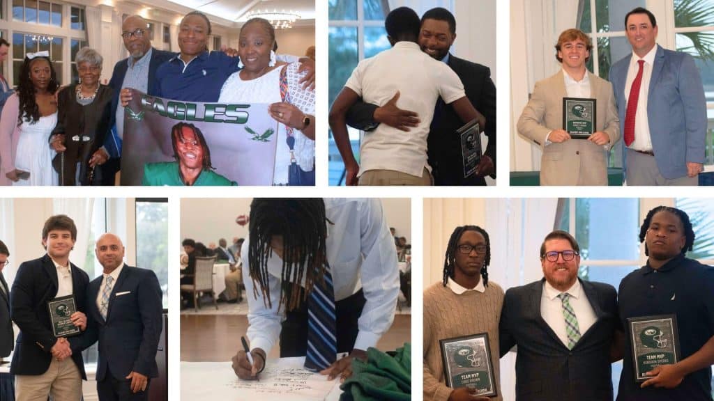 BHS Football Banquet Collage
